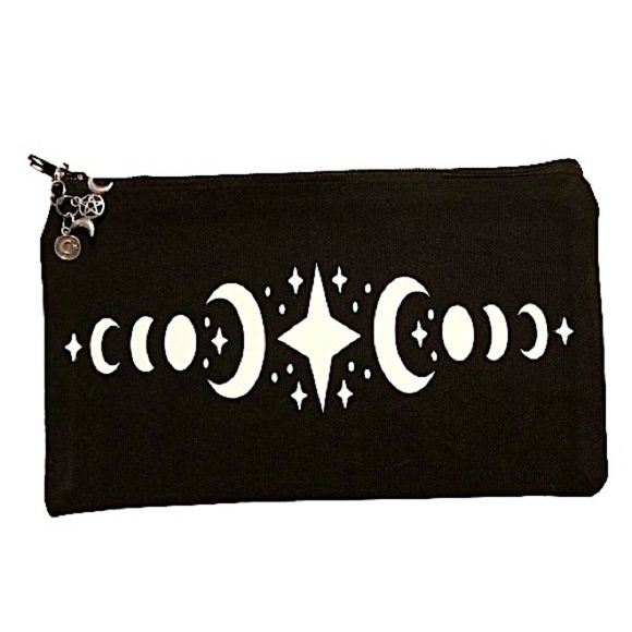Other - ❌SOLD❌Handmade witch  pencil case moon star (HTV)